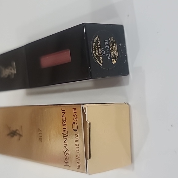 40% SALE 💋YSL 407 CARMIN SESSION Yves Saint Laurent Vinyl Cream Lip Stain ✨BNIB - Picture 8 of 9